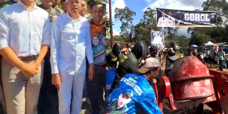 Proses-Gorol-Jalan-Di-Takokak-Disaksikan-Langsung Gubernur Jawa Barat dan Bupati Cianjur
