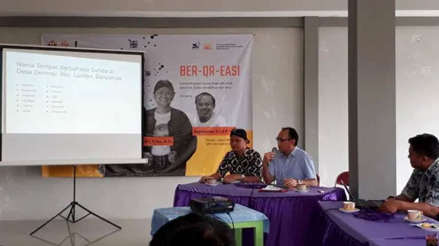 Workshop Topomini, memahami nama-nama tempat berdasar bahasa.