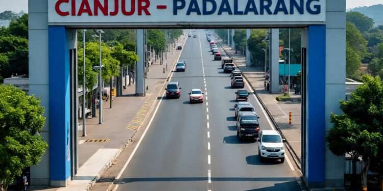 Ilustrasi Tol Cianjur Padalarang