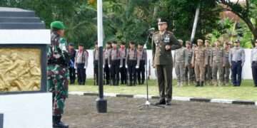 Dandim 0608 Cianjur Pimpin Upacara Ziarah Nasional Hari Pahlawan 2025