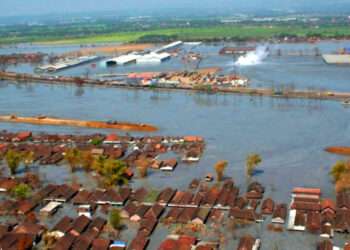Lumpur Lapindo merendam total 19 desa dan 3 kecamatan