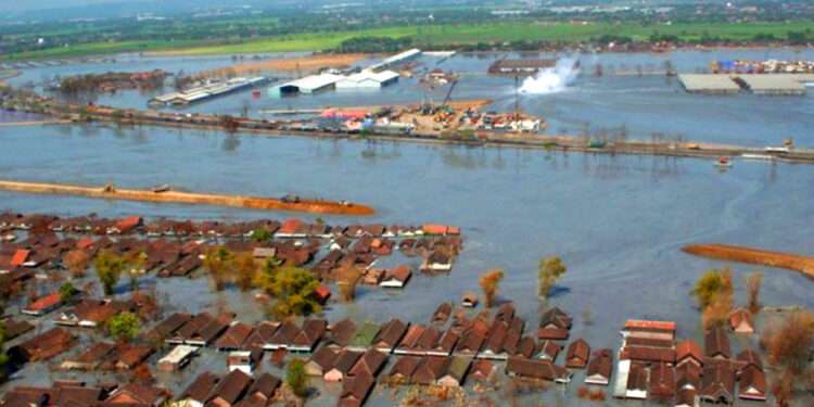 Lumpur Lapindo merendam total 19 desa dan 3 kecamatan