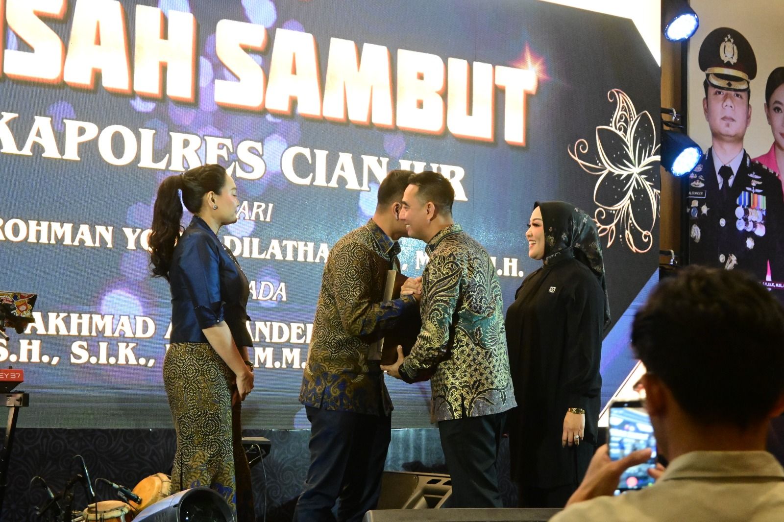 Bupati Cianjur Hadiri Pisah Sambut Kapolres, Tekankan Sinergi