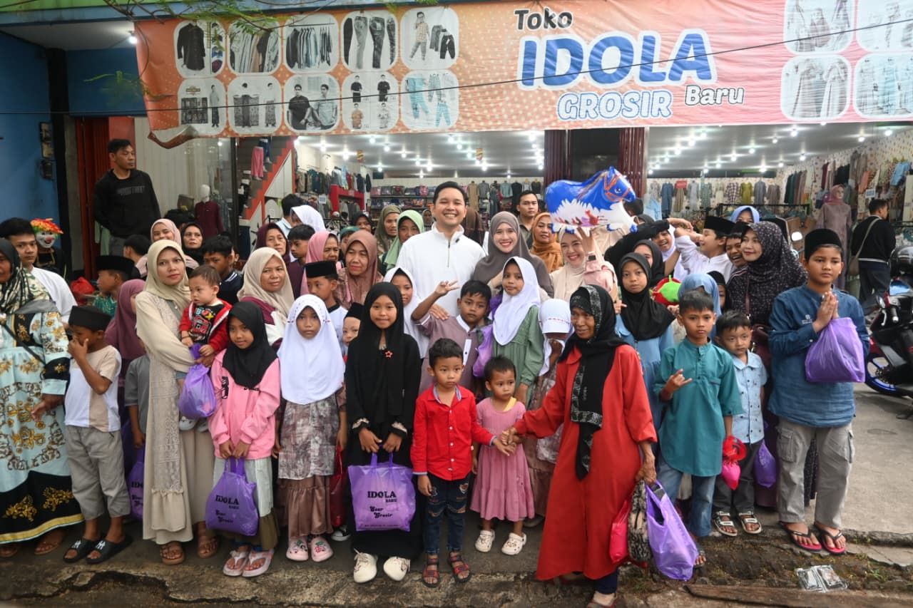Bupati Cianjur Ajak Anak Yatim Belanja Baju Lebaran dan Buka Puasa Bersama