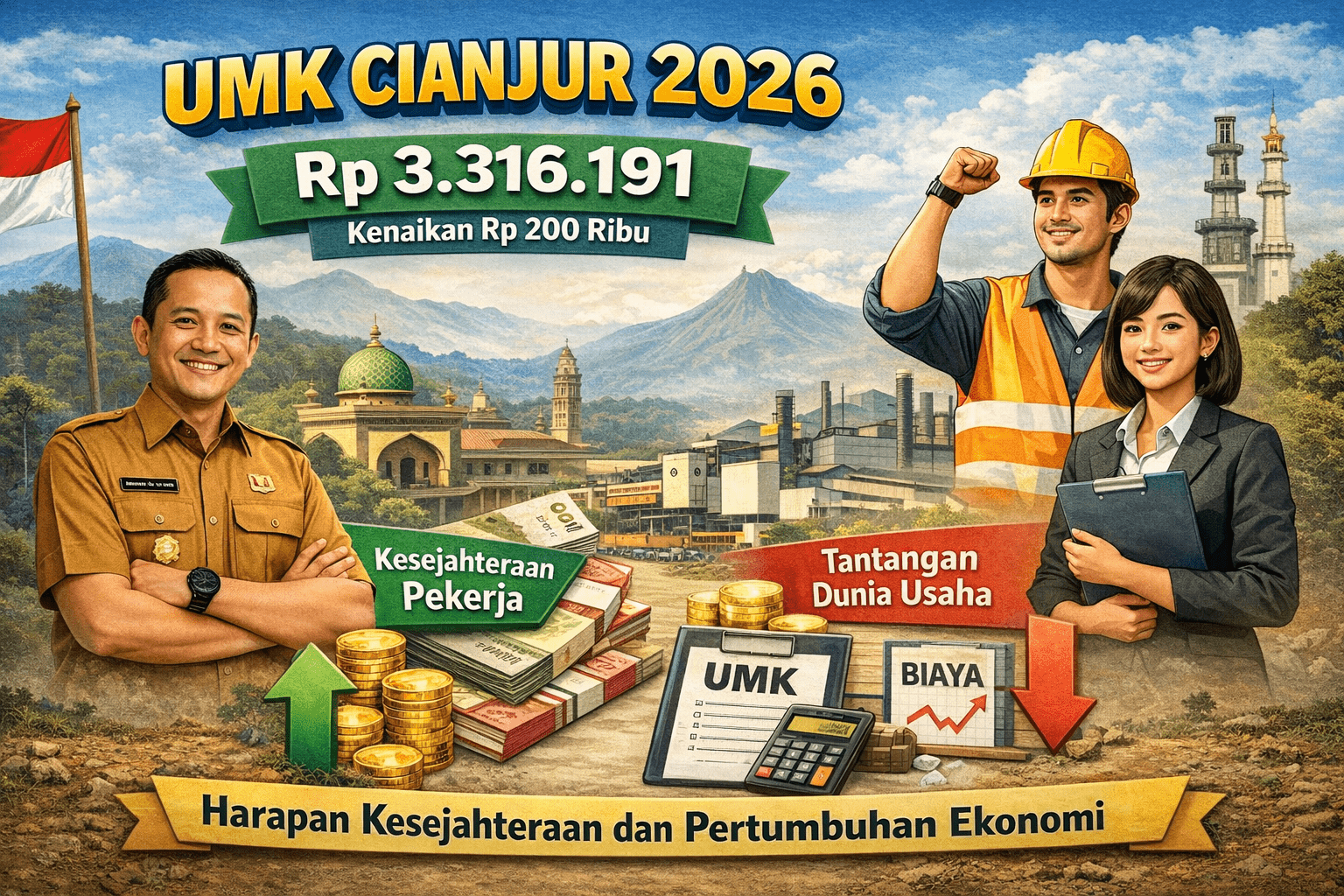 UMK Cianjur 2026: Besaran Upah Minimum dan Dampaknya bagi Pekerja serta Dunia Usaha