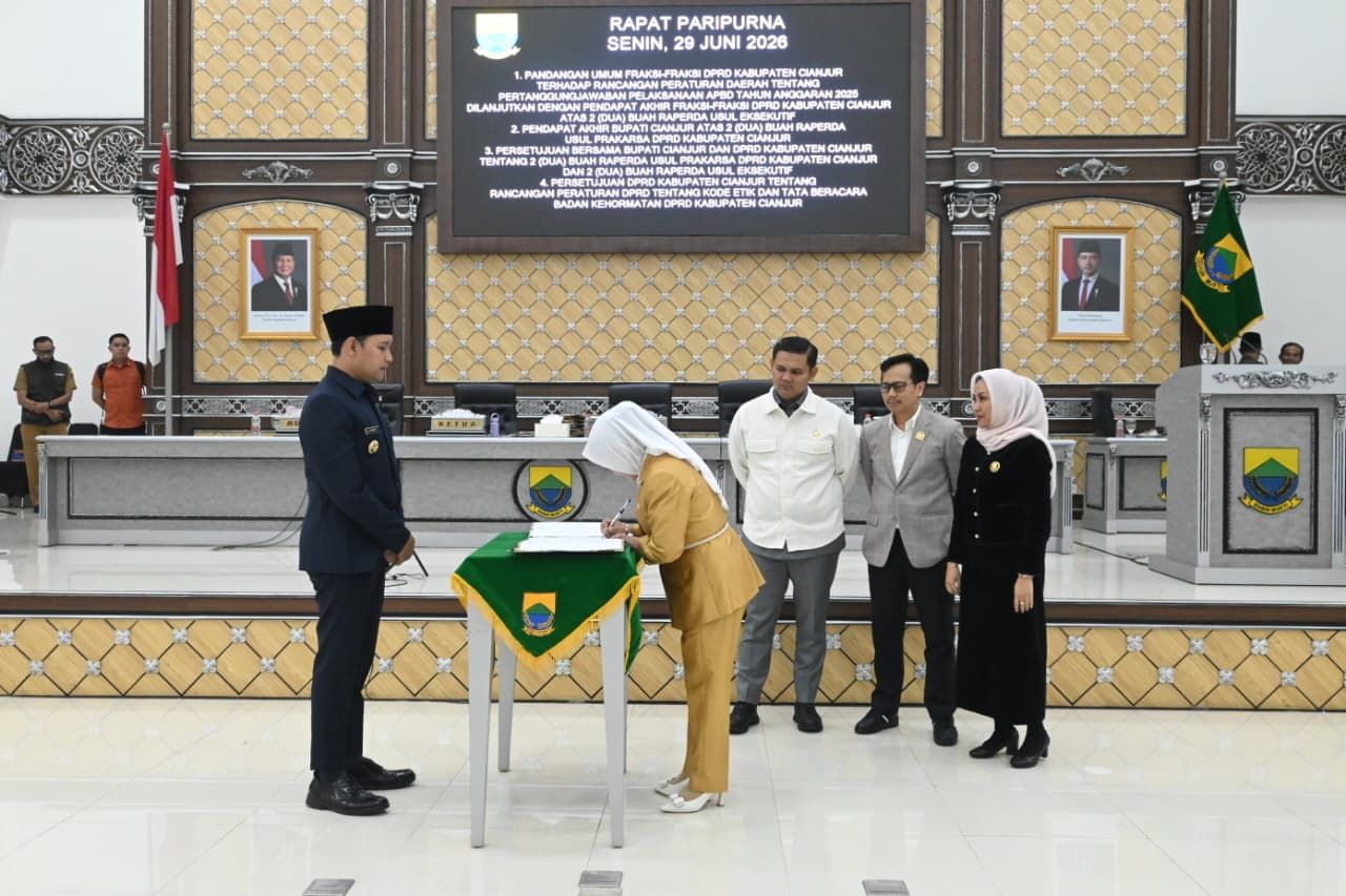 Pemkab Cianjur dan DPRD Sepakati Empat Ranperda