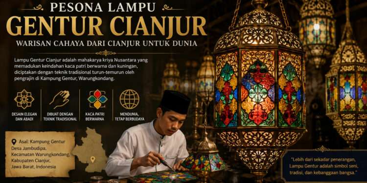 lampu gentur cianjur yang mendunia