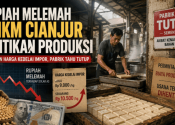 rupiah melemah umkm cianjur hentikan produksi