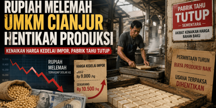rupiah melemah umkm cianjur hentikan produksi