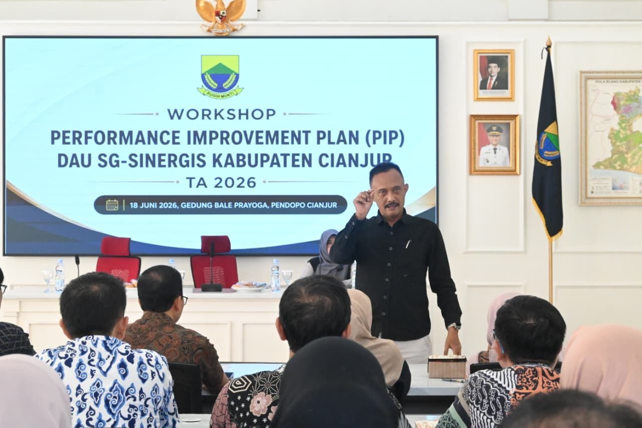 Arif Purnawan Buka Workshop PIP DAU-SG 2026 di Cianjur