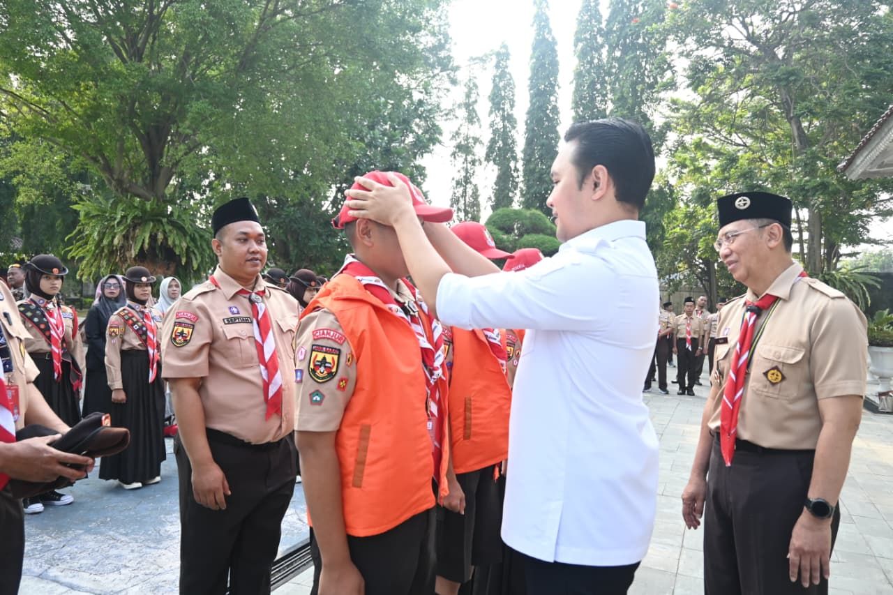 Bupati Cianjur Lepas Kontingen Pramuka ke Jambore Nasional 2026