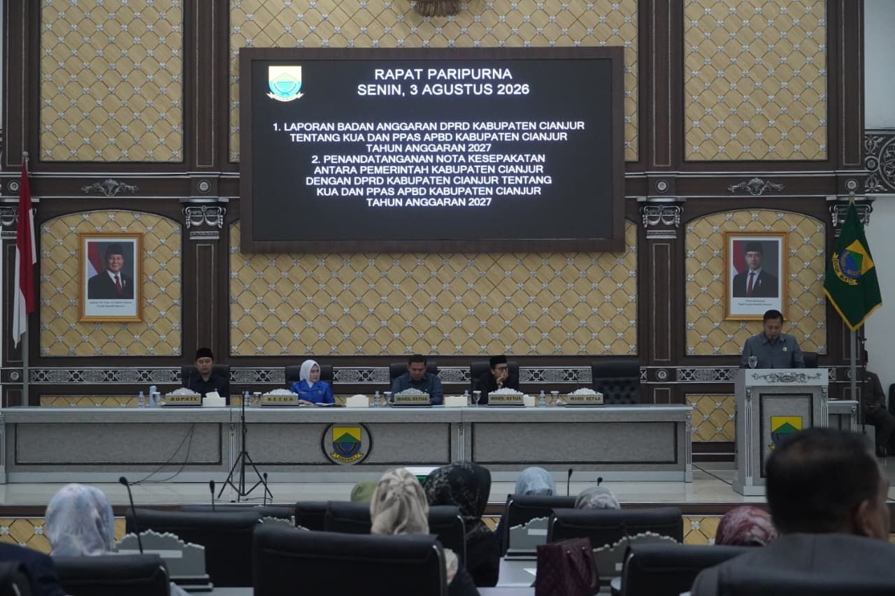 DPRD dan Pemkab Cianjur Sepakati KUA-PPAS APBD 2027