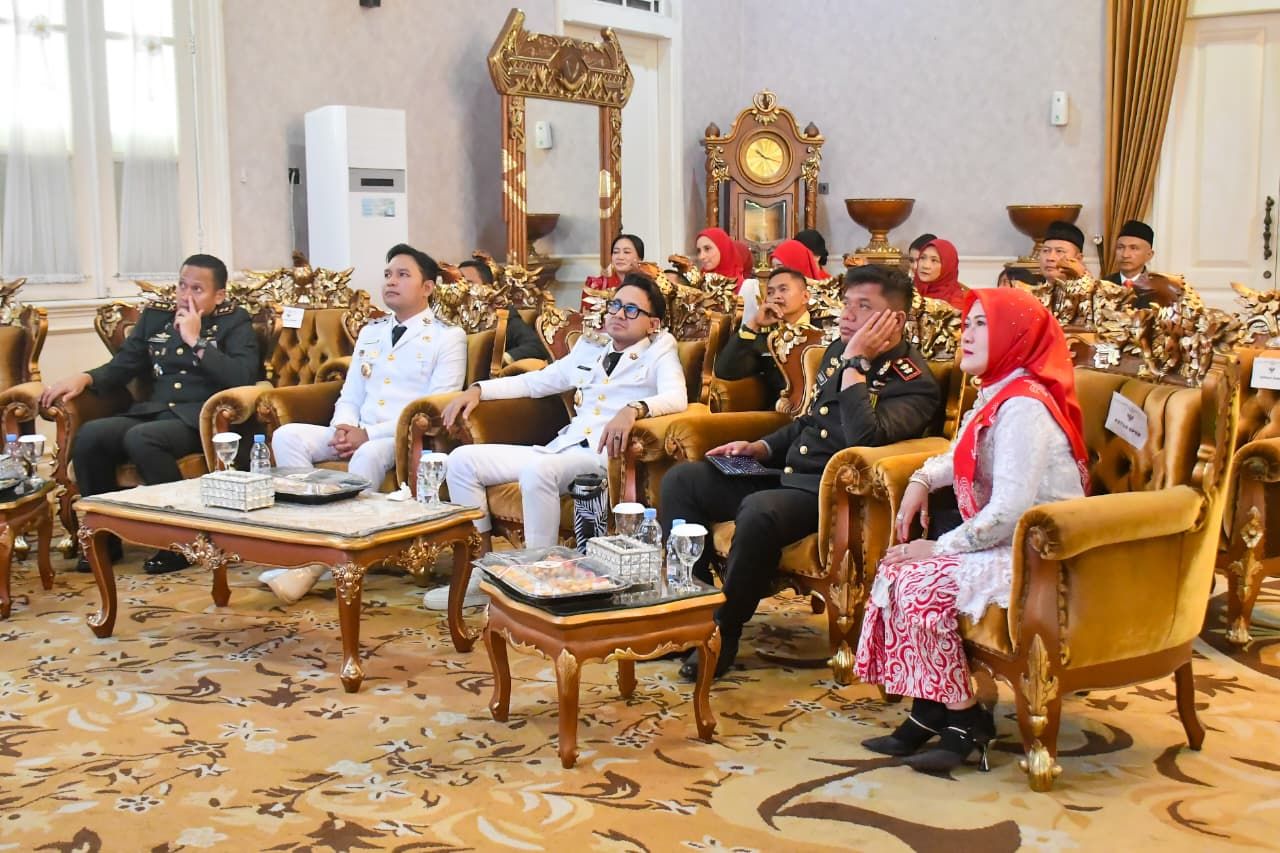 Bupati dan Wakil Bupati Cianjur Ikuti Pidato Kenegaraan HUT ke-81 RI