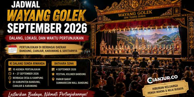 Jadwal Wayang Golek September 2026 Dalang, Lokasi, dan Waktu Pertunjukan
