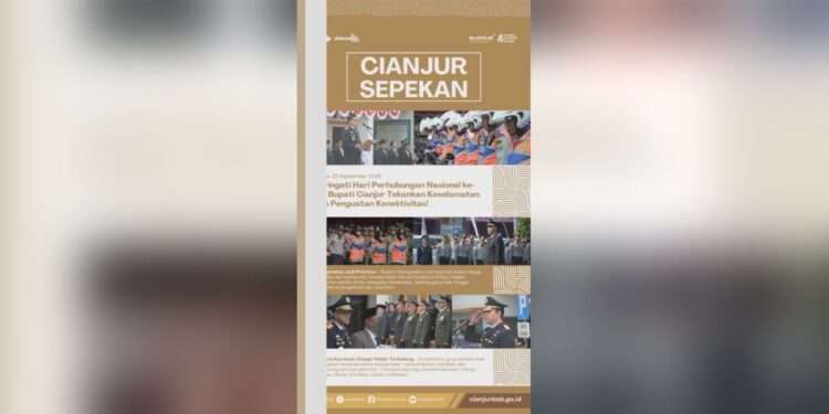 Bupati Cianjur Bagikan Rangkuman Kegiatan 21–28 September 2026 - gambar 1