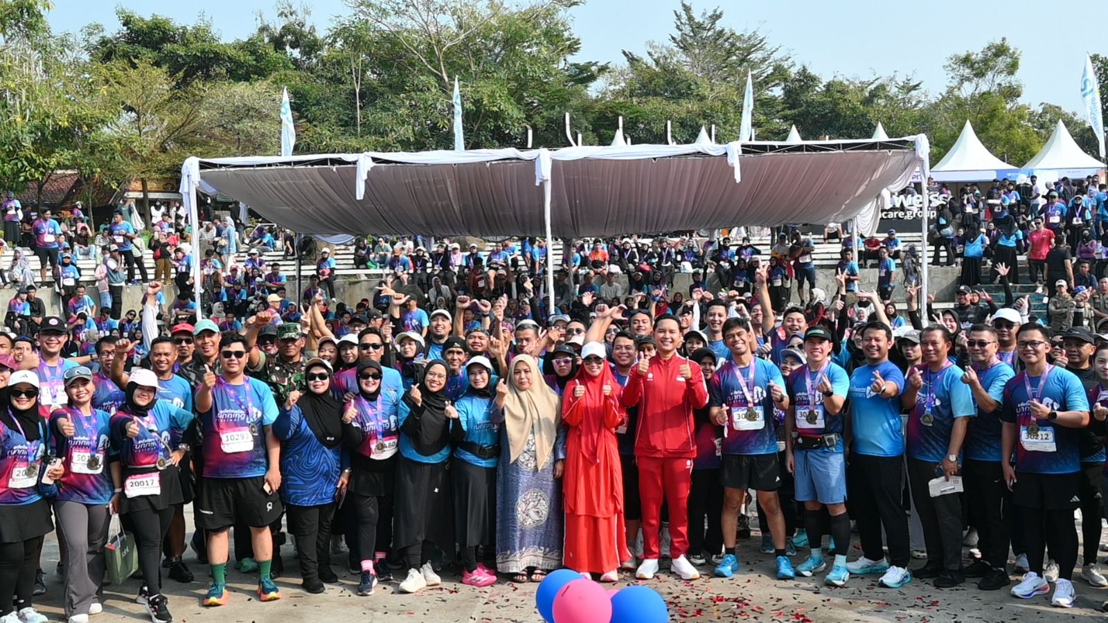 2.800 Peserta Ramaikan Edelweiss Running Festival 2026 di Alun-Alun Cianjur
