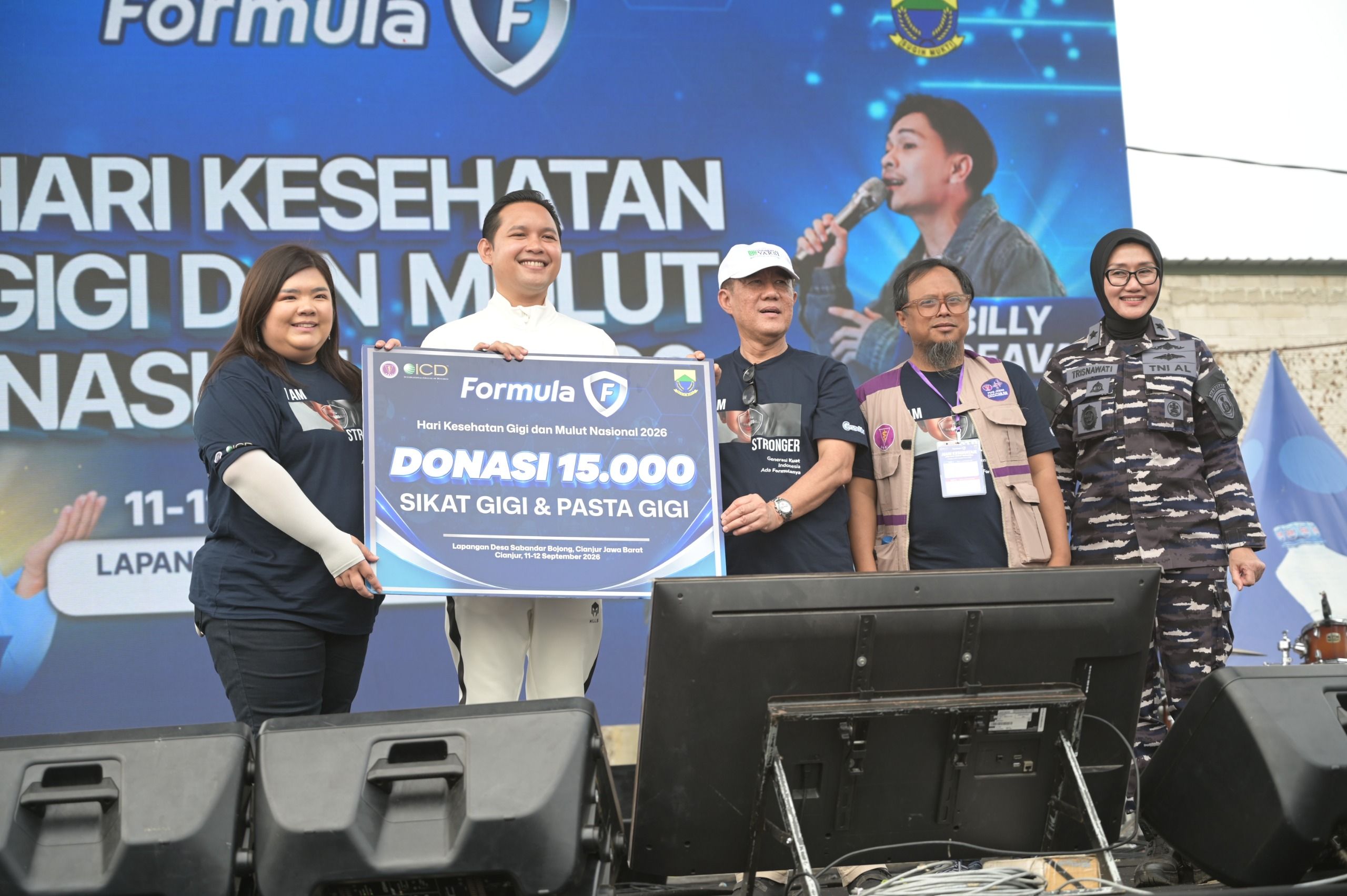 Formula F Donasikan 15.000 Sikat dan Pasta Gigi di Cianjur