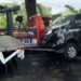 Empat Kendaraan Kecelakaan di Cugenang, Solar Tumpah ke Jalan