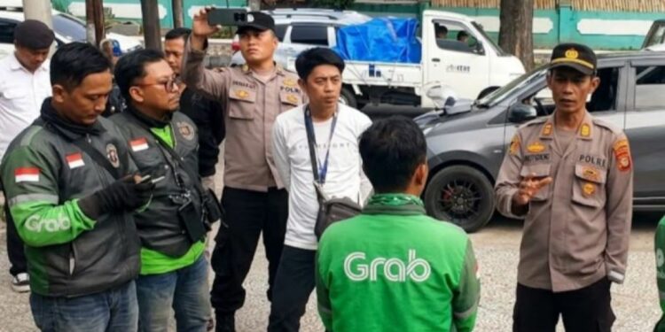 Dua Terduga Pengeroyok Sopir Grab di Wanaraja Ditangkap