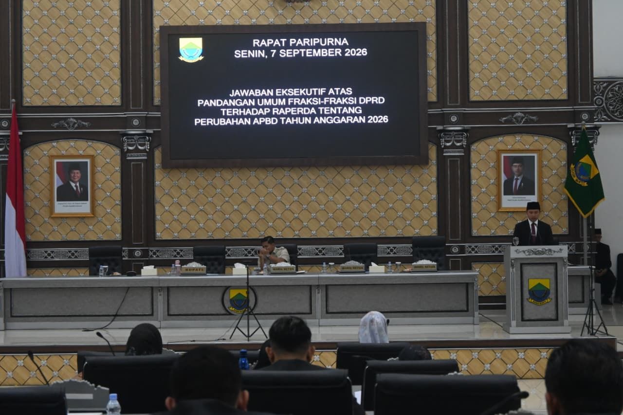Bupati Cianjur Sampaikan Jawaban Eksekutif atas Perubahan APBD 2026