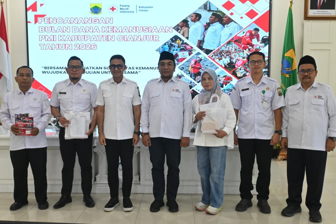 Abi Ramzi Buka Bulan Dana PMI Cianjur 2026, Ajak Warga Bersolidaritas