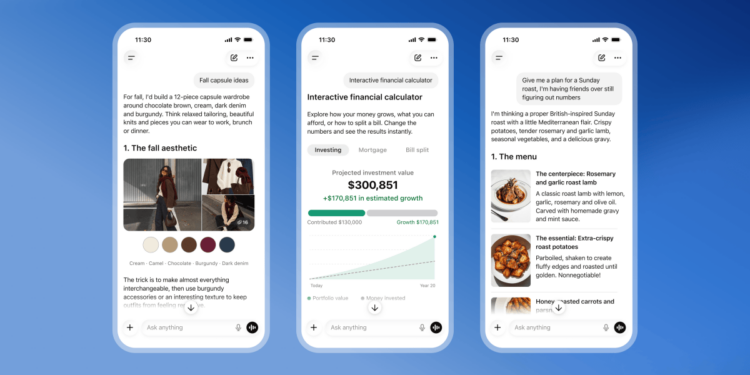 OpenAI Luncurkan Intelligent UI, ChatGPT Hadirkan Visual Interaktif