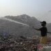 Api dari Lahan Gunung Leneng Merembet ke TPAS Gunung Santri