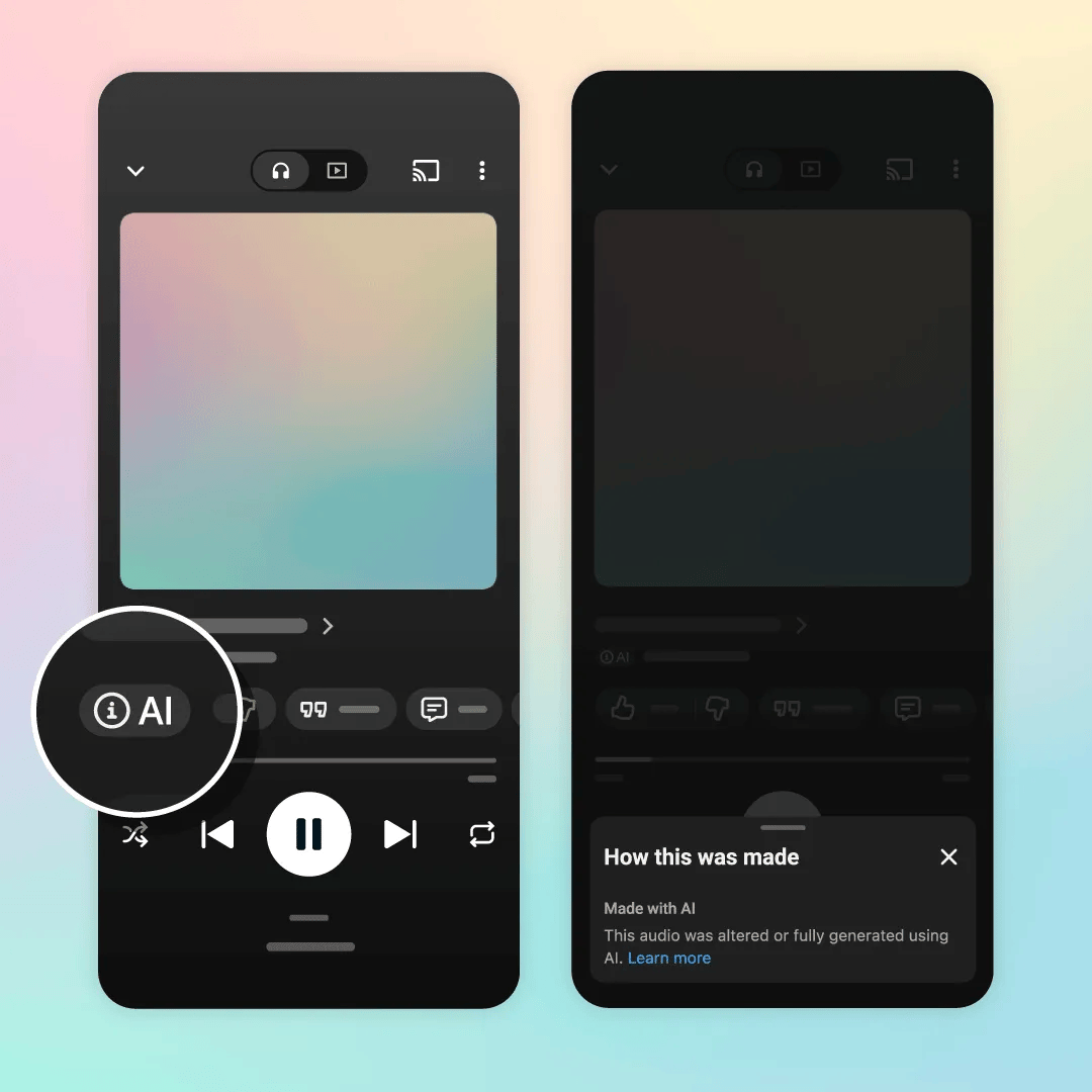 YouTube Music Hadirkan Label untuk Ungkap Peran AI dalam Lagu
