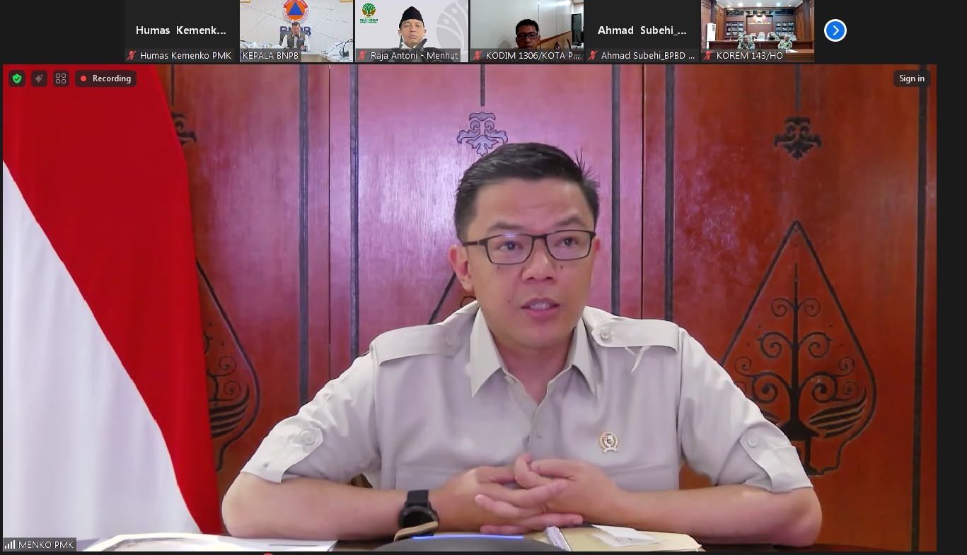 Sugiono Minta Patroli Darat Diperkuat untuk Tangani Karhutla