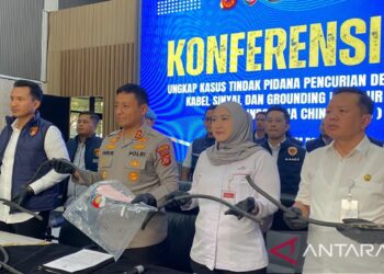 Enam Tersangka Pencurian Kabel Whoosh Ditangkap Polres Cimahi